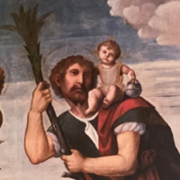 San Cristoforo porta il Bambino