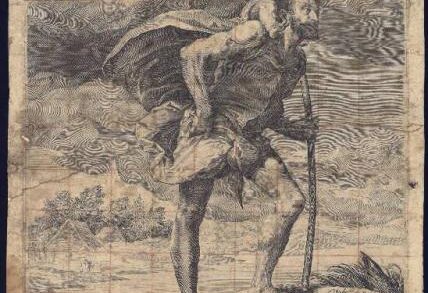 Un'incisione che riprende il quadro di Jacopo da Bassano