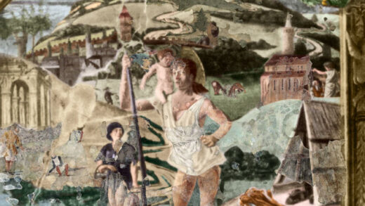 San Cristoforo immerso nel paesaggio