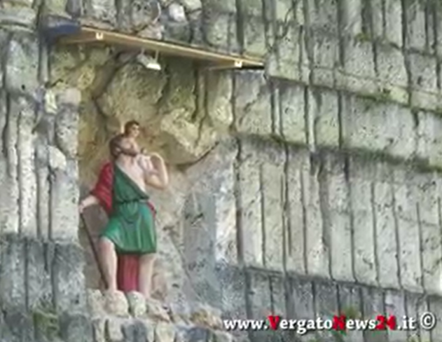 San Cristoforo in una cava di travertino