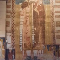 San Cristoforo colossale con Bambino e geste benedicente