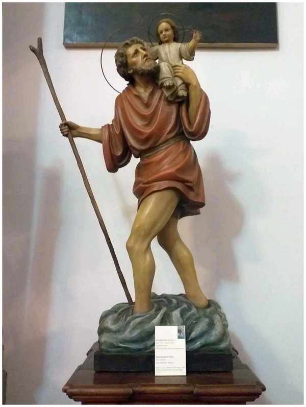San Cristoforo di legno