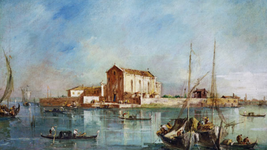 Isola con la chiesa di san Cristoforo della Pace