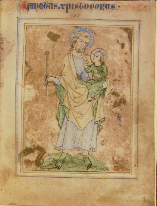 San Cristoforo con il Bambino in braccio
