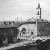 Chiesa di san Cristoforo inizio Novecento
