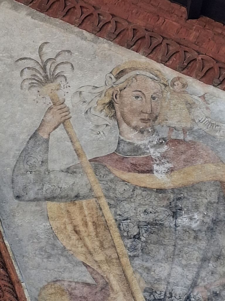 Particolare di san Cristoforo
