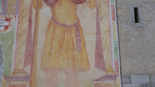 Grande san Cristoforo coloratissimo