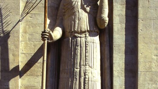 Colossale statua di san Cristoforo