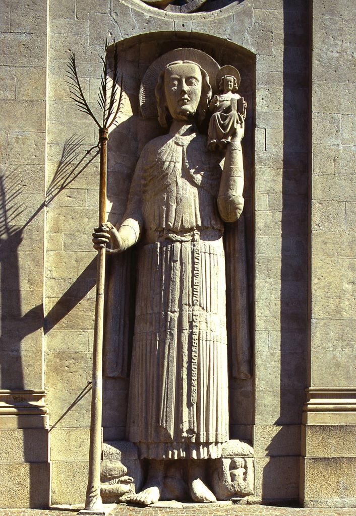 Colossale statua di san Cristoforo
