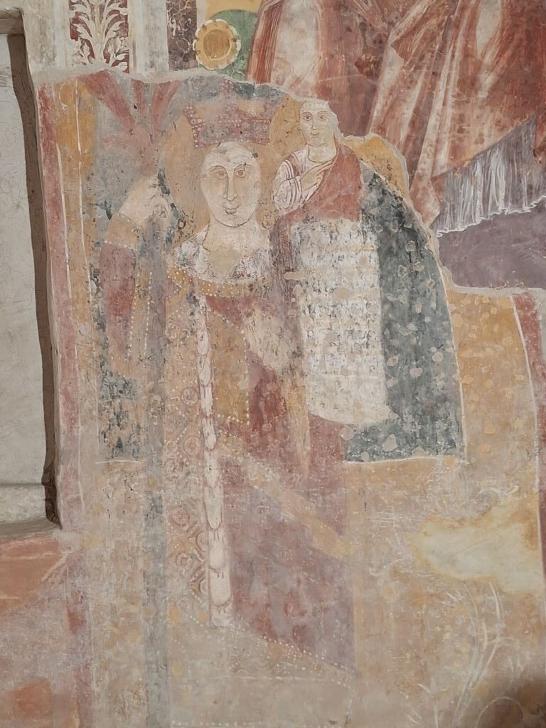 San Cristoforo sotto altro dipinto