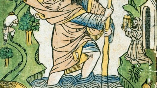 San Critsoforo con elementi leggenda