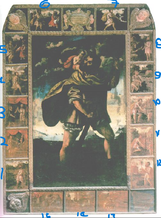 vita di san Cristoforo traghettatore