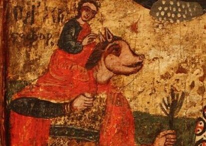 san cristoforo cinocefalo e traghettatore