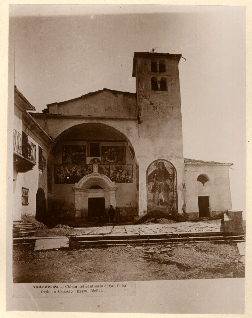 Foto antica facciata cappella delle reliquie