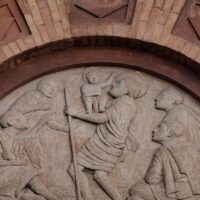 San Cristoforo porta il Bambino