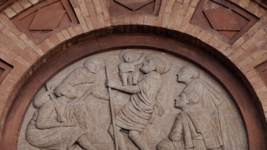 San Cristoforo porta il Bambino