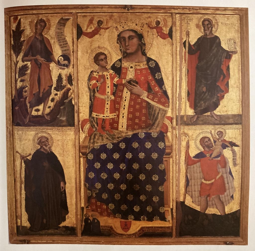 Pala con Madonna e santi