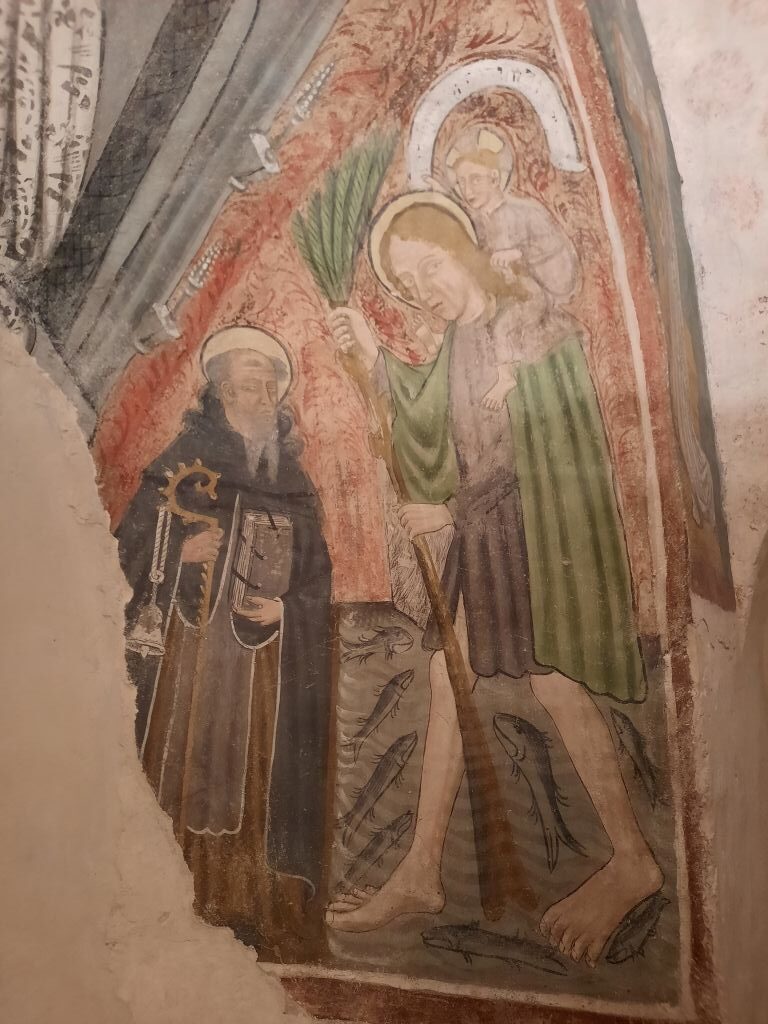 San Cristoforo con mantello verde