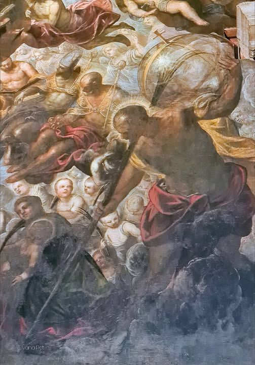 San Cristoforo con mondo sulle spalle e ungo bastone
