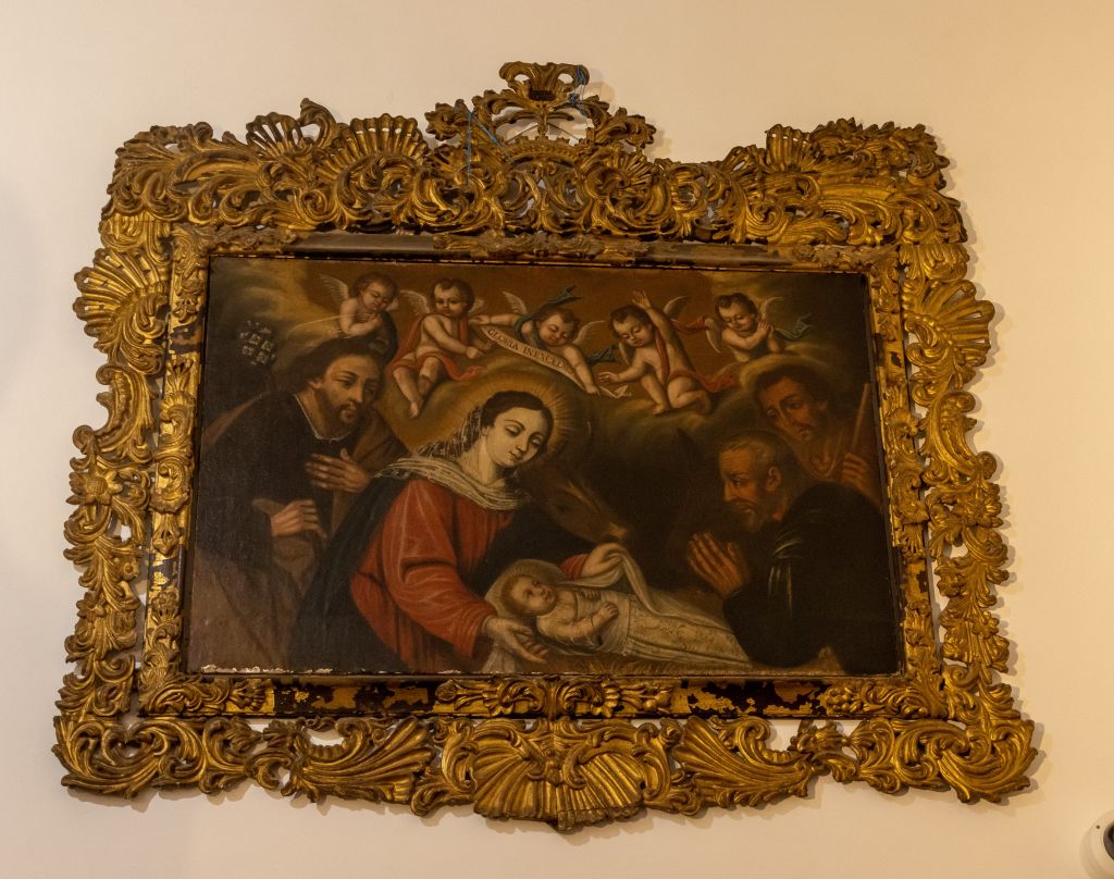 Bambino con Madonna e santi