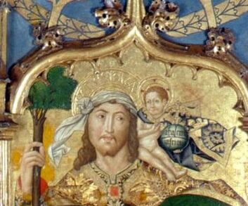 volto di san Cristoforo e del Bambino