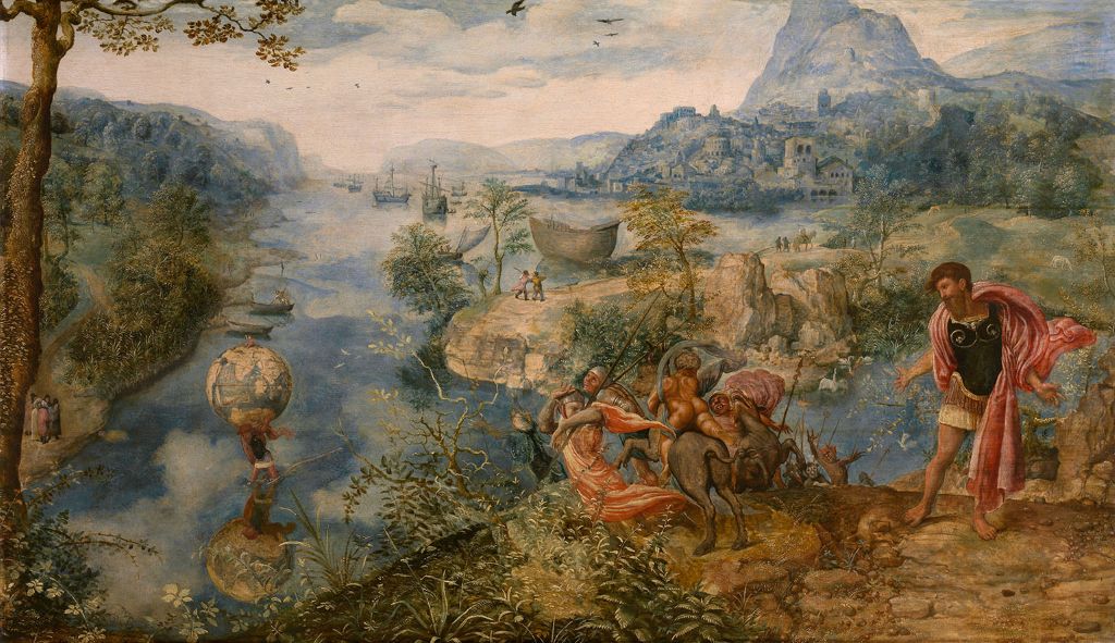 San Cristoforo e i diavoli, San Cristoforo e l'attraversamento del fiume