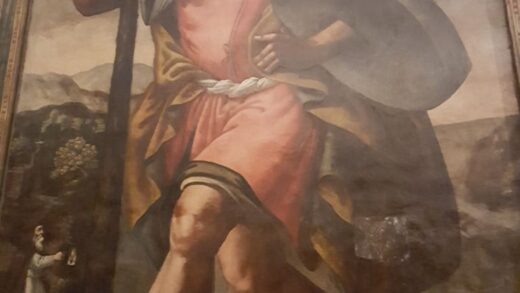 San Cristoforo con grande pietra