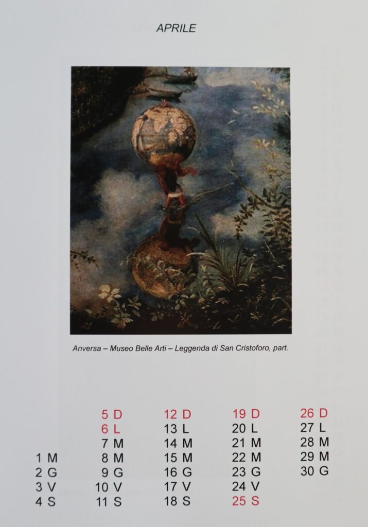 Calendario 2026 aprile