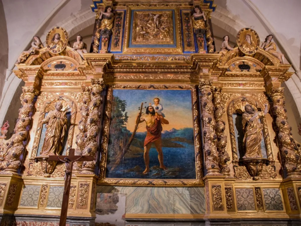 Pala d'altare con san Cristoforo