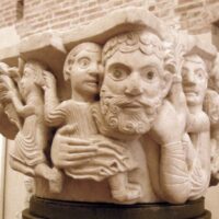 San Cristoforo con Bambino. Capitello