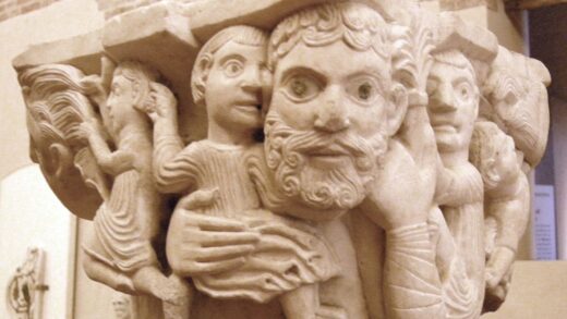 San Cristoforo con Bambino. Capitello