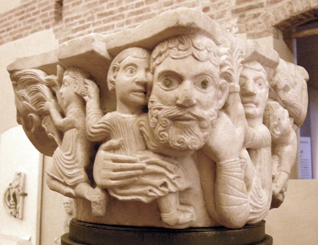 San Cristoforo con Bambino. Capitello