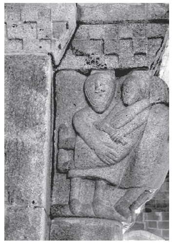 San Cristoforo con Cristo adulto capitello