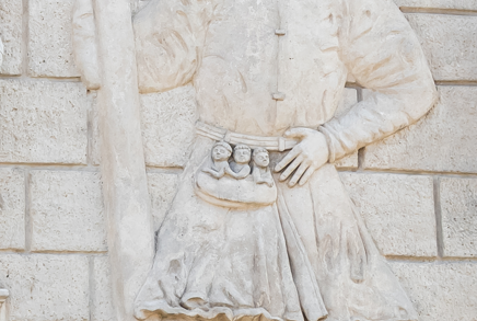 San Cristoforo di stucco