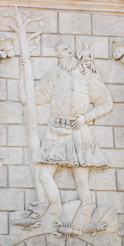 San Cristoforo di stucco