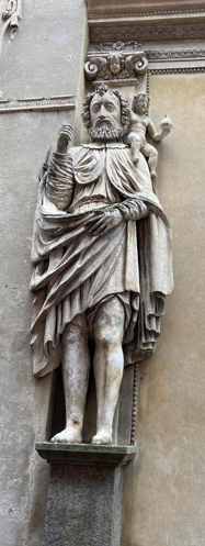 Stucco con san Cristofro