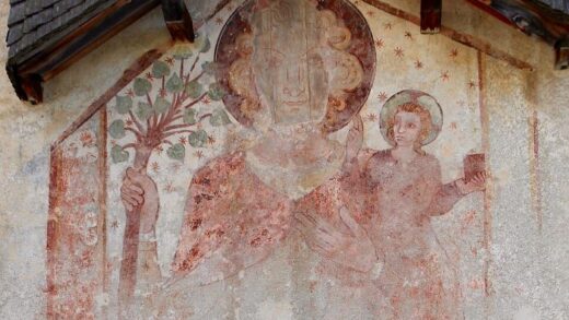 San Cristoforo con bambino in braccio