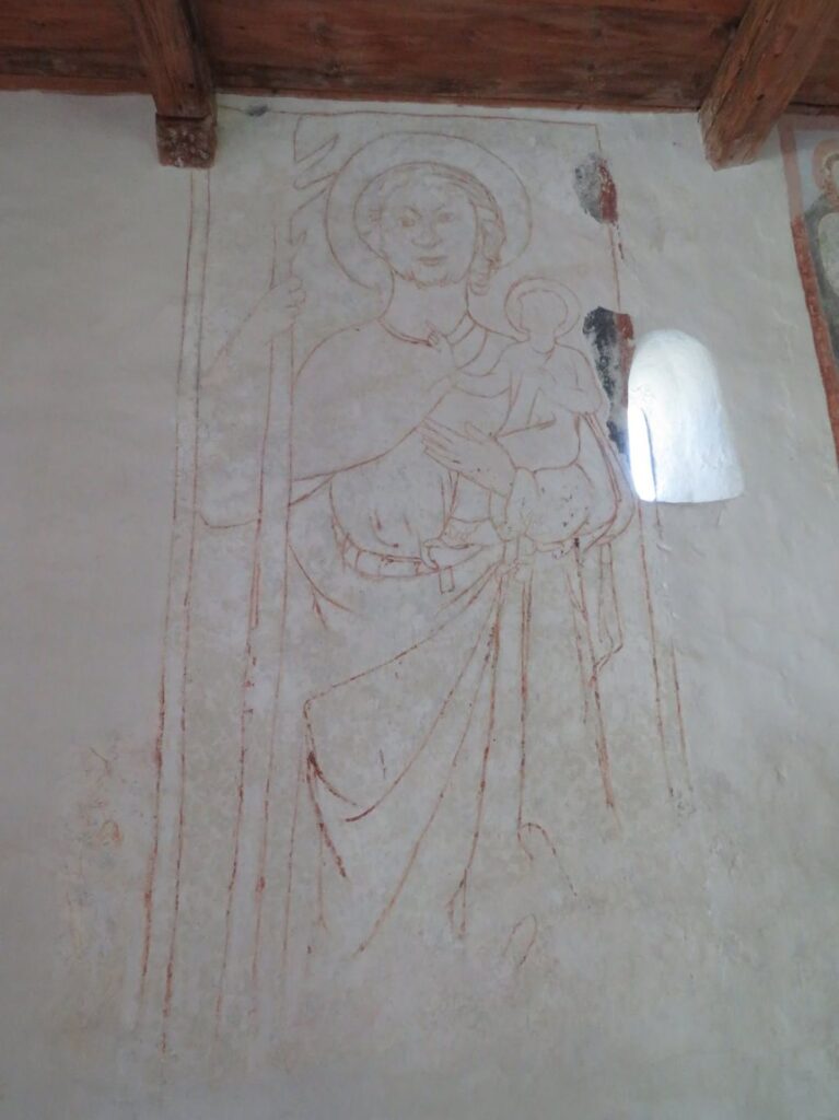 Sinopia di San Cristoforo.